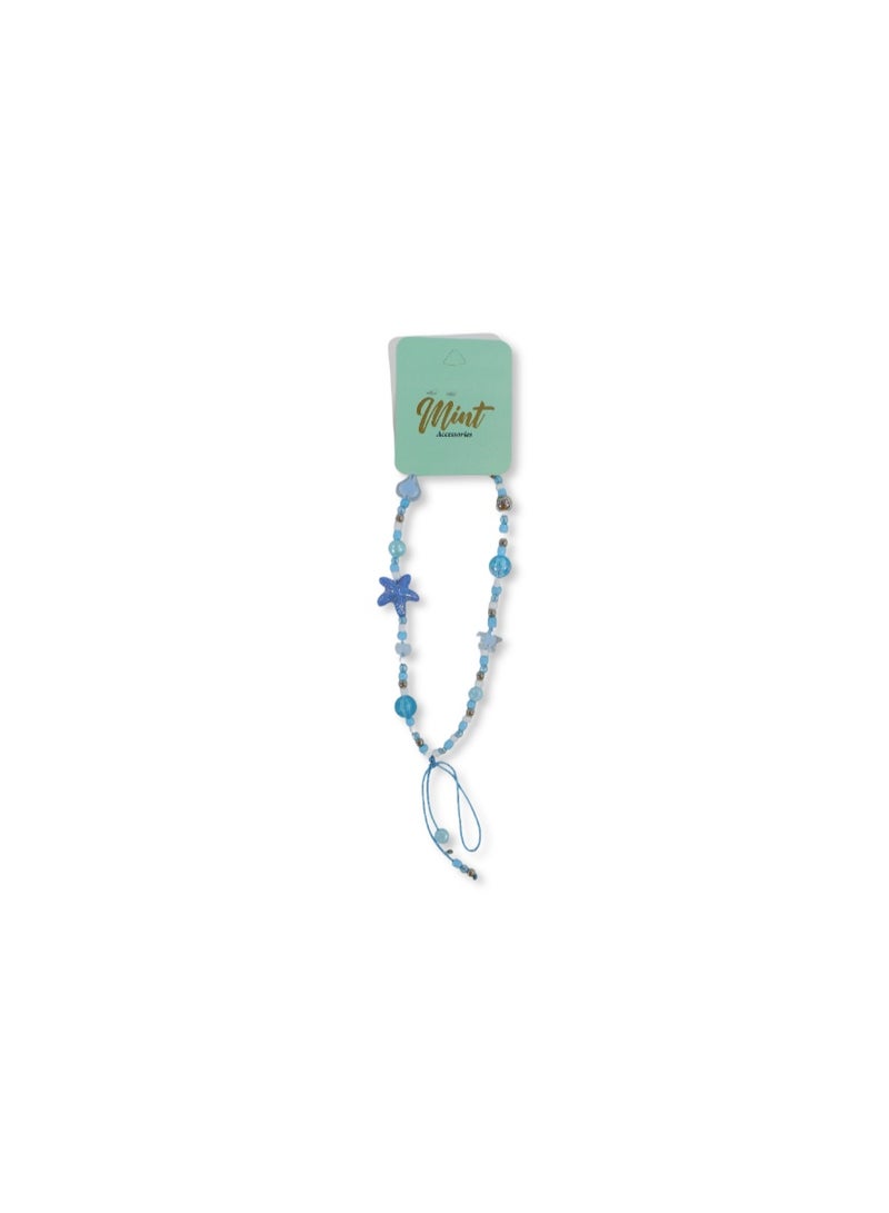 Mint-X زينة هاتف محمول مزينة بالخرز - Image 1